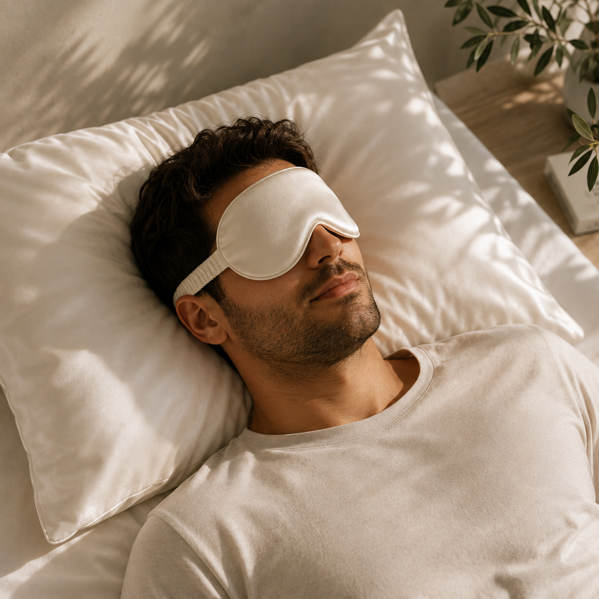 Organic Silk Sleep Bundle - Pair Set | 2 Silk Pillowcases & 2 Silk Eye Masks | Couples Sleep Set