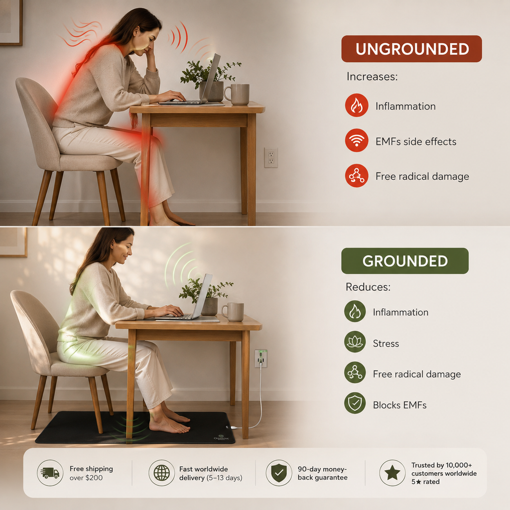 Grounding Starter Bundle | Grounding Mat + Grounding Wristband