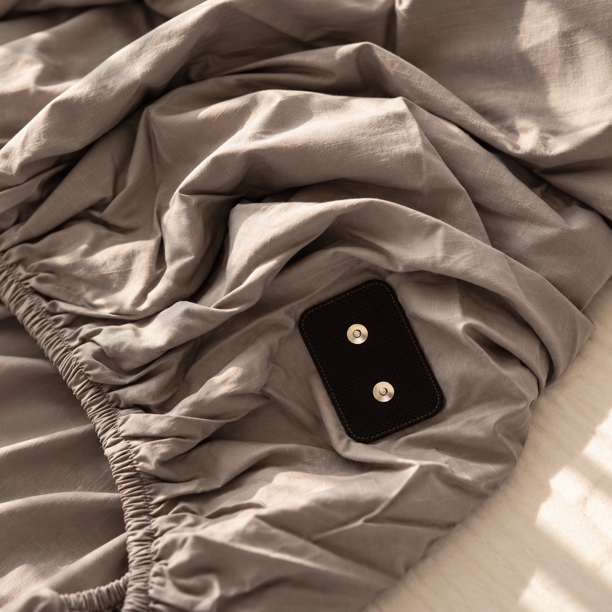 Organic Grounding Fitted Sheet | Earthing Sheet | Organic Bamboo + Silver